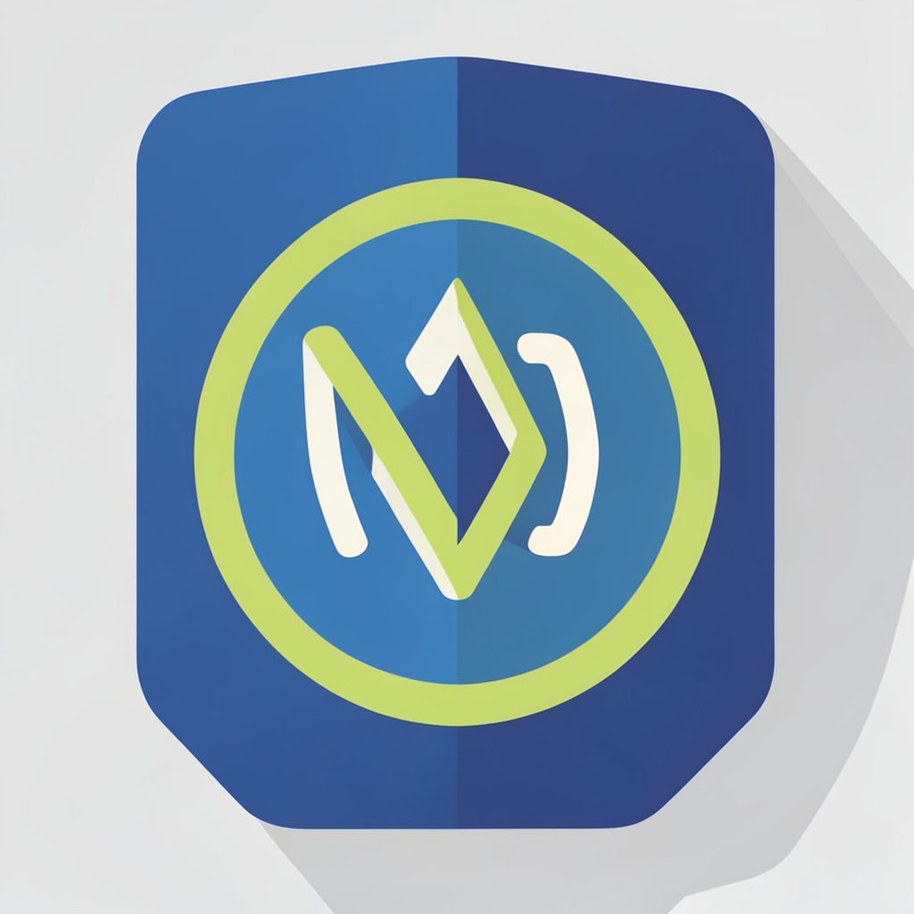 Abstract geometric icon in deep navy blue tones with a subtle teal accent, conveying a clean professional conference identity